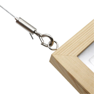 Adjustable Automatic Wire Rope Spring Hook Clothesline Picture Hanging Solution System Suspension Code Stainless Steel Cable