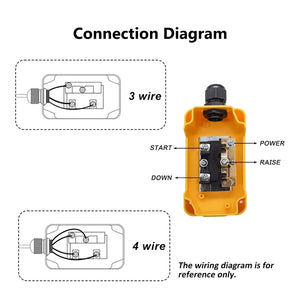 Dump Trailer Remote Control Switch Hydraulic Pump Power Acting Lift Unloading Truck