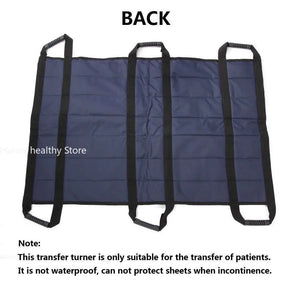 Patients Transfer Belt Positioning Bed Pad Lifting Sling Transfer Mat for Hospital Clinic Home Care Elderly Shifting Aid Care