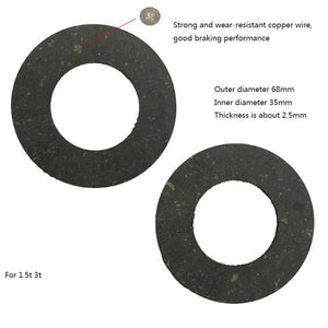 Chain Hoist Accessories Friction Plate Lifting Gourd Brake Pads Strengthen Hoist Slip Ton Brake Pads