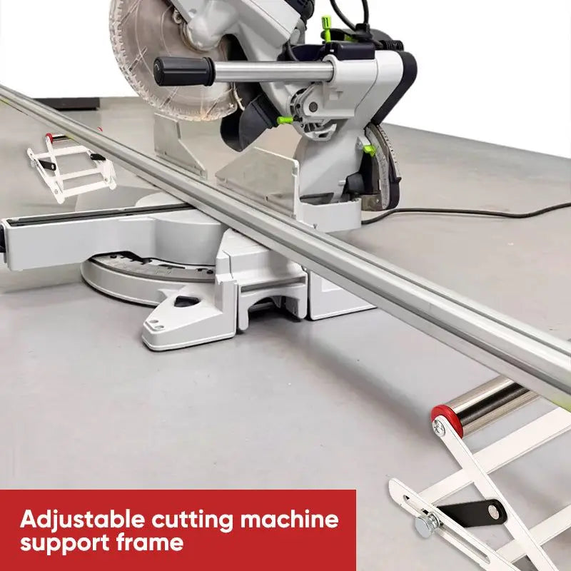 Adjustable Cutting Machine Support Frame – Material Support Bracket ...