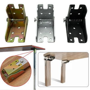 90 Degree Self-Locking Folding Hinge Sofa Bed Dining Table Lift Support Connection Cabinet Hinges Furniture Hardware Accessories