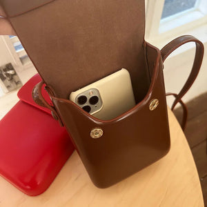 Vintage Small shoulder bag for women pu leather Female crossbody messenger bag mini Sling Bag casual phone purse handbag wallet