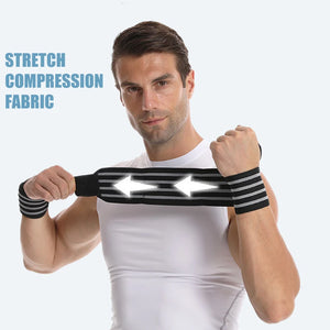 Fitness Sport Wrist Strap Weight Lifting Push Up Power Winding Wrist Strap Wicking Sweat Power Strap Hard Stretching Wrist Brace