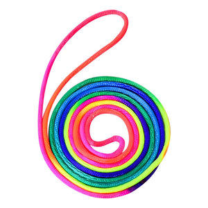 Rainbow Elastic Rubber Jump Rope Kids Adults Fitness Exercise Outdoor Fun Games Juegos De Exterior Para Niños Y Adultos