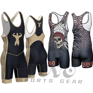 Youth & Adult Wrestling Suit Wrestling Skinny Jumpsuit Stretchy Leotard Bodysuit Swimwear Weight Lifting Gymnastic Outfit