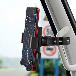 Car Mounted Mobile Phone Bracket Holders Stands Large Truck Excavator Forklift Loading Vehicle Earthquake Prevention.