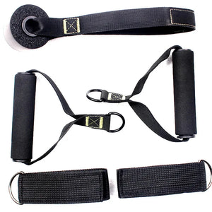 Fitness Resistance Bands Set Yoga 5 Tube Workout Bands Home Exercise Strap With Door Anchor Handles Ankle Straps Gym Equipment