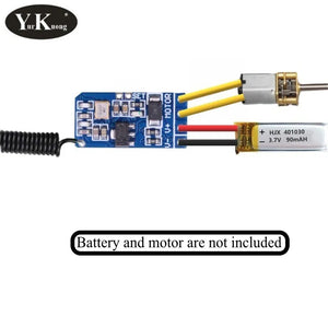 3.7V Mini motor Remote Control Switches 5V 7.4v 9vTiny Motor Forwards Reverse Stop Positive negative winch motor steering module