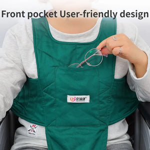 Adjustable Wheelchair Restraint Strap Anti Fall Protective Belt Disabled Elderly Patients Shoulder Fixation Band Washable Vest