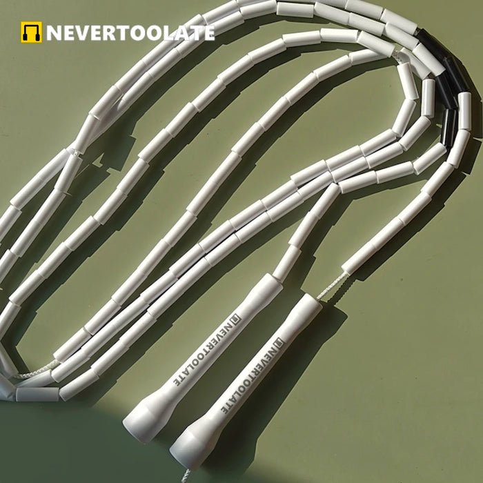 NEVERTOOLATE  CC handle hard PE beads 2.9m length jump skipping rope skip rope  coachchris same good quality