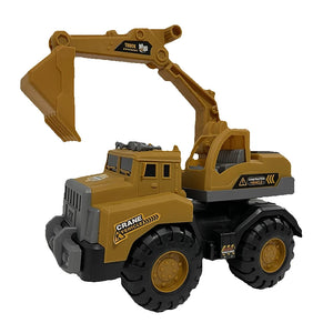 Large Children's Car 4 Wheels Excavator Trucks Shovel Loader Tipper Mixer Lifting Crane Truck Model Transport Cart Kids Gifts