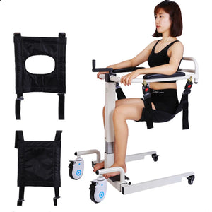 Manual Lift Shift Machine Bed-Ridden Lifting Elderly Disabled Paralyzed Patient  Bed Wheelchair Transfer Lifter Toilet Chair