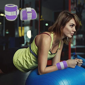 Hand Wrist Leg Arm Ankle Weights Exercise Equipment with Adjustable Straps for Walking Fitness Gym Yoga Pilates Aerobics