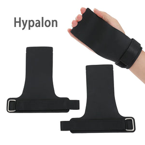 Hypalon No-hole Hand Grips for Crossfit, Pull-ups, Cross Training, Gymnastics, WODS, Weightlifting Palm Protector