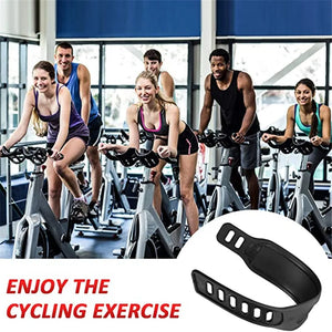 2/4pcs Exercise Bike Belts Adjustable Length Bicycle Pedal Straps Generic for More Stationary Cycling Fix Bands Tape Fitness