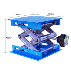 4'x4'  Aluminum Router Lift Table Woodworking Engraving Lab Lifting Stand Rack Lift Platform Woodworking Benches Lifter