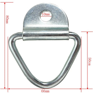 650kg For Trailer Truck Van Boat Car Tie Down D Ring Load Anchor Forged Lashing Towing Ring Anchor Trailer Metal Ring