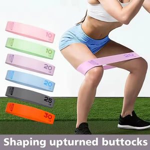 Yoga Elastic Bands Portable Pilates Hip Circle Expander Gym Resistance Latex Exercise Tension Belt Bands Fitness Family L6O9