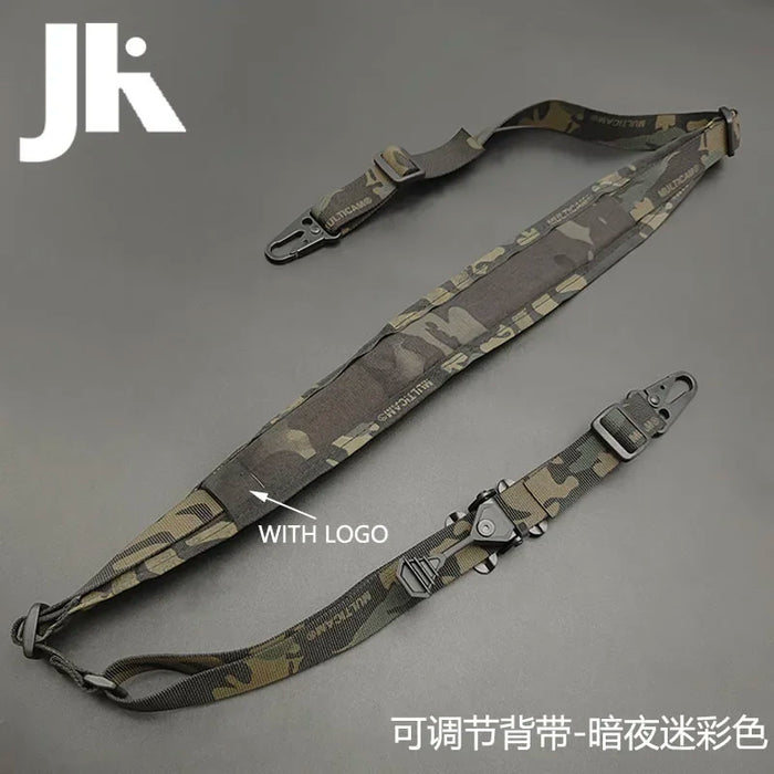 Tactical QD Quick Release Sling Strap Airsoft 2 Points Adjustable Rifle Nylon Strap Outdoor Hunting Weapon Accessories