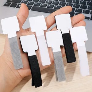 100/10Pcs Reusable Cable Organizer Desk Wire Winder Cable Tie Organizer Self Adhesive Cord Rope Holders Cord Protection Straps