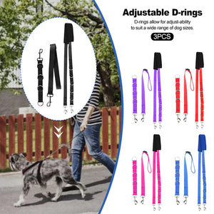 Pet Adjustable Dog Grooming Belly Strap D-rings Bathing Band Free Size Pet Traction Belt Dog Collar Dog Harness 3pcs