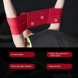 Unisex Reactive Exercise Assistance Workout Band,Assist with Dips,Push Ups,Bench Press, Resistance Straps for Protect Elbow