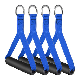 Resistance Band Handles Sturdy Exercise Fitness Strap Grips for Pulley LAT Pulldown System Wider Heavy Duty Cable Handle
