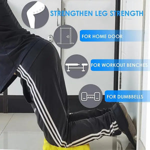 Nordic Hamstring Curl Strap Leg Exercise Assisted Strap Belt With Neoprene Pad Sit-ups Workout Home Gym Fitness Equipment 운동기구