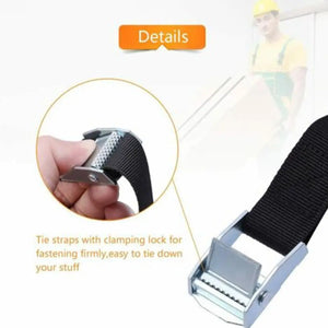 1pc 2cmx40cm Car Luggage Bag Cargo Lashing Strap Car Tension Rope Tie Down Strap Strong Ratchet Belt For Heavy-duty Luggage