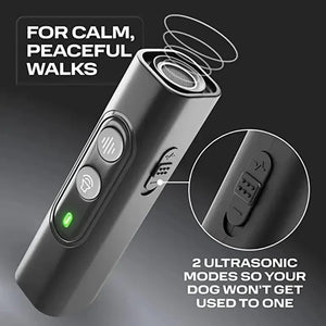 Portable Pet Dog Repeller USB Rechargeable Dog Trainer Stop Barking Training Ultrasonic Bark Stopper Training Aids Pet Supplies