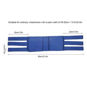 Portable Wheelchair Non-Slip Leg Strap Adjustable Medical Seat Belt Wheelchair Leg Supporst Foot Rest Restraint Elderly Disabled