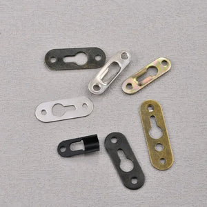 10pcs picture frame buckle Picture frame hook Double hole hook picture frame hidden buckle hoist pendant hardware accessories