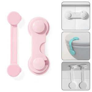 5Pcs/lot Security Protection Locks Home Baby Safety Multifunction Drawer Lock Child Protect Toilet Refrigerator Lock Door Buckle