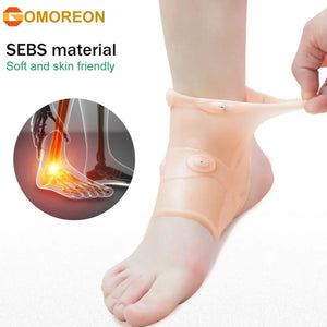 GOMOREON 1Pcs New Magnetic Therapy Ankle Brace Support Band Sports Gym Protects Soft Breathable Foot Ankle Protector