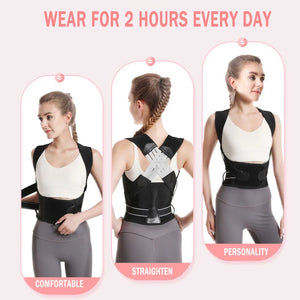 Anti Hunchback Support Strap for Both men&women, Adjustable Posture Corrector Open/Beauty Shoulder,Daily Fitness, Cycling,Yoga