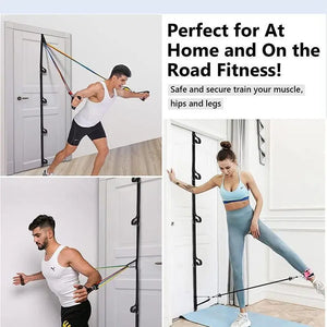 Door Anchor Strap for Resistance Bands Exercises Multi Point Anchor Portable Exercise Band Space Saving Home Workouts