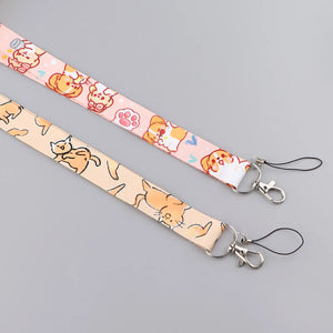 Cat and Dog Vintage Sun and Moon Lanyards for Key Neck Strap For Card Badge Gym Keychain Lanyard Key Holder DIY Hanging Rope