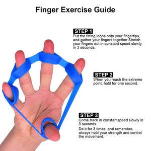 Finger Fitness Elastic Band Resistance Band Suitable for Exercise for Training Rubber Ring Pull Ring Hand Grip Extender