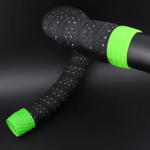 MUQZI 1 Pair Bike Strap Ring Handlebar Tape Fixing Sleeve Silicone Waterproof Wear Resistant Handlebar End Fixed Accessories