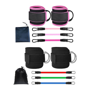 Glutes Workout Equipment with Adjustable Ankle Strap Ankle Bands Glute Exercise Bands Ankle Resistance Bands with Cuffs