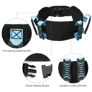 Gait Belt with Handles - Senior Transfer Lifting Belt for Elderly, Nursing - Safety Patient Assist - Handicap, Physical Therapy