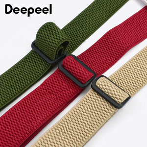 Deepeel 3.5*120cm Men's Suspender Black Hook Buckle 4 Clips Straps X-shaped Braces Corn Grain Stretch Suspenders Male Jockstrap