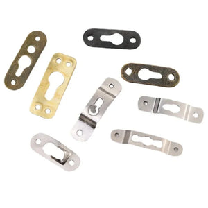 10pcs picture frame buckle Picture frame hook Double hole hook picture frame hidden buckle hoist pendant hardware accessories