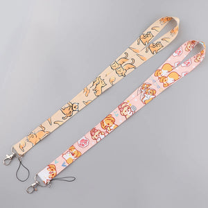 Cat and Dog Vintage Sun and Moon Lanyards for Key Neck Strap For Card Badge Gym Keychain Lanyard Key Holder DIY Hanging Rope