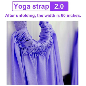 Yoga Strap for Stretching Leg Stretcher Pilates Equipment for Home Gym Back Bend Assist Trainer Waist Flexibility Workout Bands