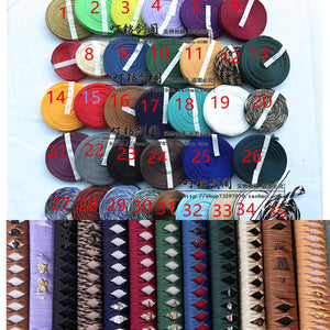 Suede Rope Strap Wrapping for Japanese Samurai, Sword Fitting Accessories, Katana, Uchikatana, Tanto, Tachi, Sword