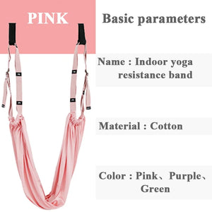 Adjustable Yoga Strap Aerial Flying Yoga Hammock Swing Stretching Strap Anti-Gravity Inversion Yoga Hammock Belts Accessories