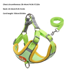 Pet Chest Strap Vest Type Dog Strap Small Dog Rope Outdoor Reflective And Breathable Dog Traction Rope Dog