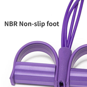Gym Fitness Elastic Bands Yoga Pilates Resistance Body Building Strap Exercise Belt Training Expander Sport Workout Equipment